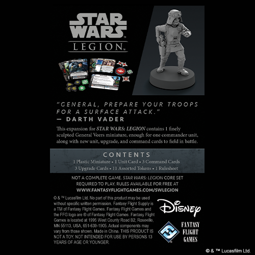 Star Wars: Legion - General Veers Commander Expansion