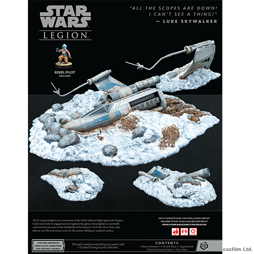 Star Wars: Legion - Crashed X-wing Battlefield Expansion