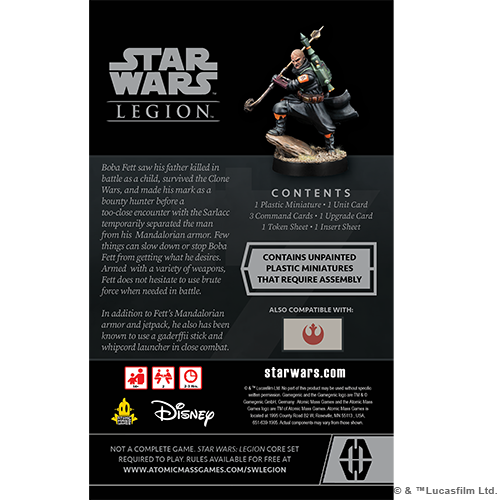 Star Wars: Legion - Boba Fett (Daimyo): Operative Expansion