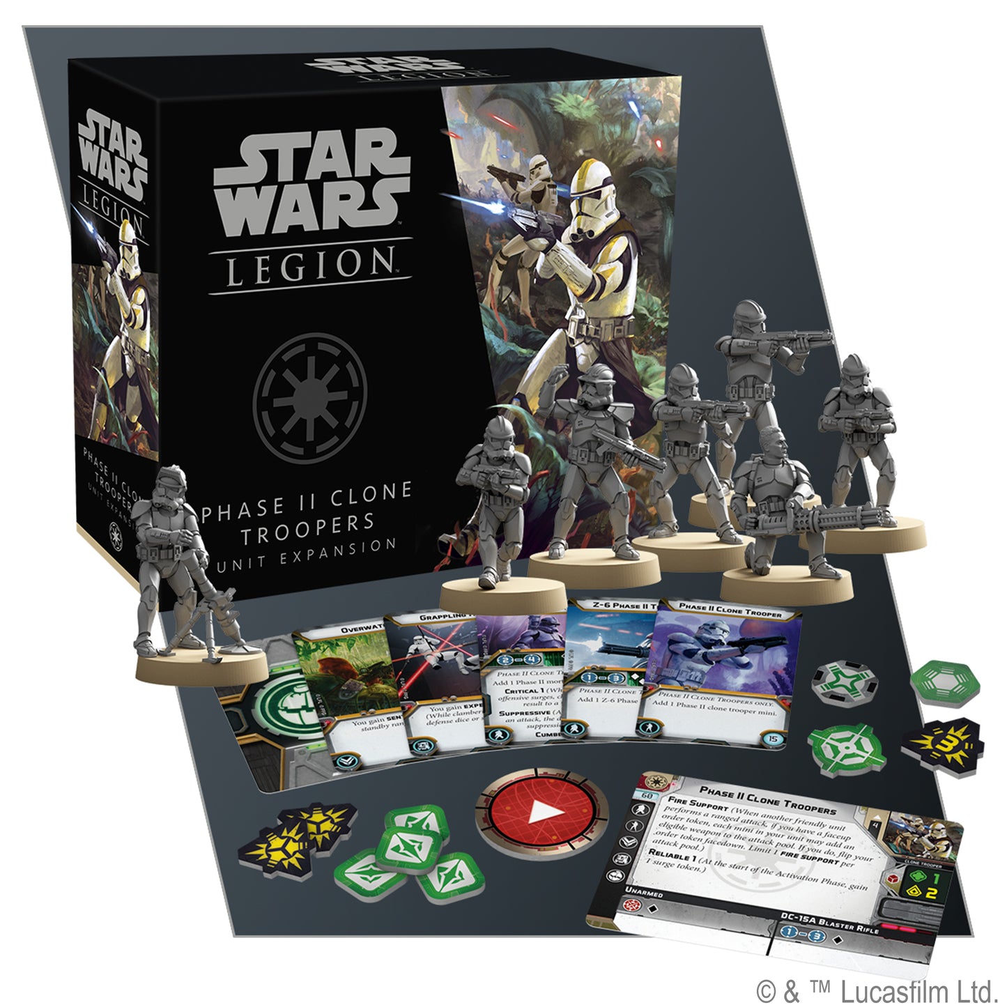 Star Wars: Legion - Phase II Clone Troopers Unit