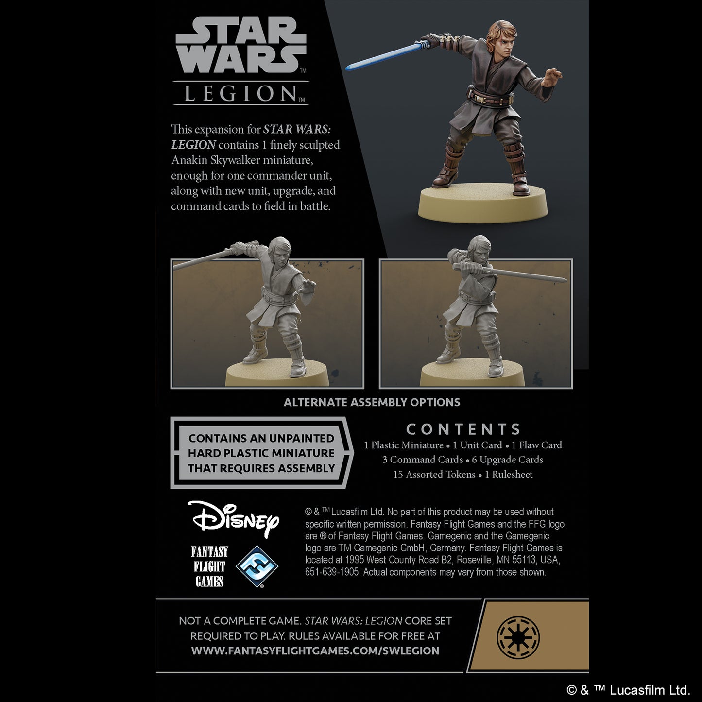 Star Wars: Legion - Anakin Skywalker Commander